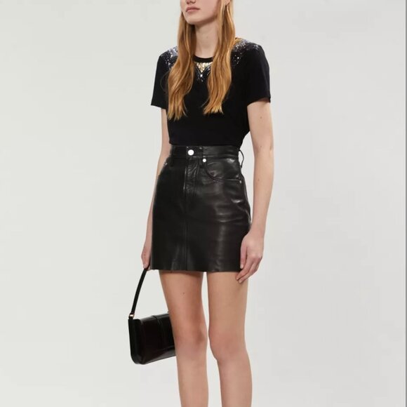 MAJE Tatillon sequin-embellished cotton-blend T-shirt - Picture 2 of 9